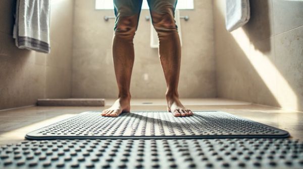 Top avantages d'un tapis de douche antidérapant durables
